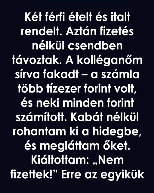 Fizetes nelkul tavoztak